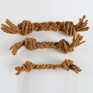 Coco Husk Rope Toy Precio a granel Mayorista Moderno Color natural Sólido Masticar Juguetes Cuerda Mascota Todas las vacaciones de Vietnam - Product Image 2