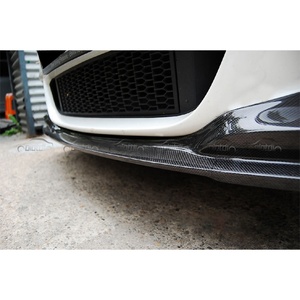 Alerón Inferior de Fibra de Carbono Estilo 3D, Divisores Laterales, Aletas, Labio de Parachoques Delantero para BMW F10 Serie 5 M Tech - Product Image 2