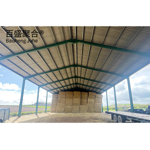 Cấu trúc kim loại nhà để xe thành phần khung mái nhà chứa máy bay nhà kho tòa nhà đúc sẵn di động để bán với chi phí thấp aircra - Product Image 5