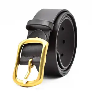 Top Brand Professional Custom Leather Belts Luxury Genuine Leather Belt For Men Waist Belts