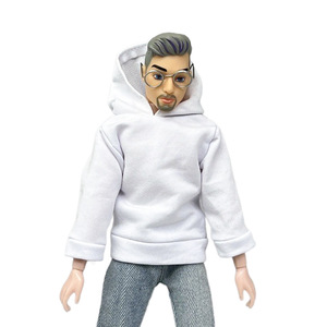 Ropa <span class=keywords><strong>para</strong></span> <span class=keywords><strong>Muñecas</strong></span> <span class=keywords><strong>de</strong></span> 30 cm, Traje <span class=keywords><strong>de</strong></span> Moda, Suéter Informal <span class=keywords><strong>para</strong></span> Niña, Lindo Suéter con Capucha y Mangas Largas a Escala 1:6 - Product Image 5