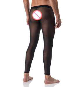 Men's Underwear Low Waist Men Sexy <strong>Gay</strong> Boxer Briefs Underwear for Men Sexy Thongs See Through Sports Legging <strong>Pants</strong> - Product Image 1