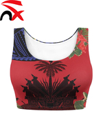 Vente directe usine – Gilet de sport pour femme avec imprimé drapeau haïtien, doux, confortable et léger, idéal pour les événements sportifs et les manifestations de soutien.