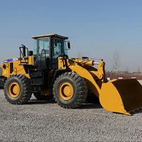 Chargeuse sur pneus de 5 tonnes de marque chinoise neuve, homologuée CE, SEM655D SEM655F, haute performance, pour la construction