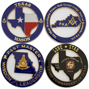 Badge de voiture en alliage de Zinc, emblème de voiture du Texas mason - Product Image 1