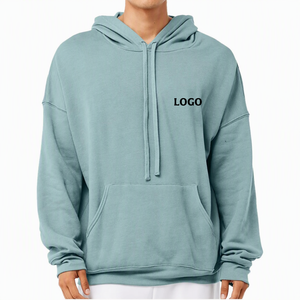 Sudadera Oversize Lisa de Algodón Grueso con Hombros Caídos para Hombre y Mujer, Estilo Urbano, con Capucha, Personalizable con Logotipo - Product Image 1