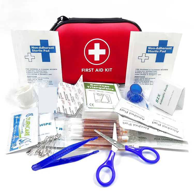 Nguồn cung cấp y tế ngoài trời Kit Viện trợ đầu tiên Hộp trẻ em nhà Survival không thấm nước Eva Kit Viện trợ đầu tiên trong đi bộ đường dài với túi và túi