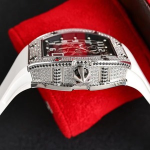 Montre mécanique pour femme entièrement sertie de diamants, avec cadran ajouré en forme d'araignée, tendance mode, idéale pour les affaires et les banquets - Product Image 4