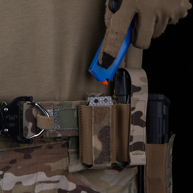 WOSPORT WG Multi-function 9mm Single Mag Pouch With Replace Pouch Cover for Plate Carrier and Belt Hunting Accessories