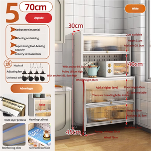 Organizador de Cocina Apilable que Ahorra Espacio con Puertas para un <span class=keywords><strong>Arreglo</strong></span> Eficiente de Utensilios y Vajilla - Product Image 3