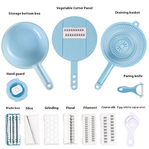 Cross-Border Stainless Steel <b>Plastic</b> Multi-Functional Kitchen Cutter <b>Egg</b> White Separator Shredder Wheat Straw Grater - Product Image 6