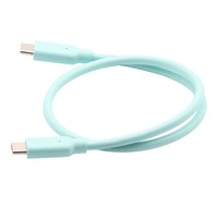 Cable USB 3.2 C a C DFX de 100W, 2M, 20Gbps, 4K60Hz con Conector E-Marker Chapado en Oro y Revestimiento de PVC para iPhone 17, 18, MacBook y SSD