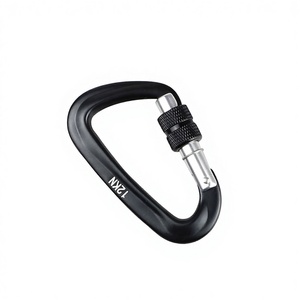 Crochet rapide de type D en aluminium aéronautique 7075, 12KN, pour l'escalade en plein air, mousqueton de sécurité pour balançoire - Product Image 5