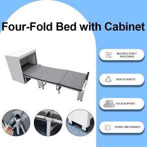 مصنع إنتاج أثاث للمنزل وغرفة النوم والمكتب باب دوار مخفي موفر للمساحة ميرفي أسرة معدنية بكميات كبيرة - Product Image 3