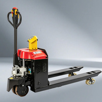 Chariot élévateur semi-automatique électrique avec balance intégrée 2T 3T, moteur 1000W pour entrepôt frigorifique industriel