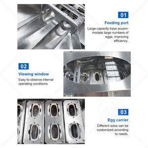 Orme thép không gỉ vỏ trứng nứt máy ngắt lòng đỏ trứng trắng tách - Product Image 4