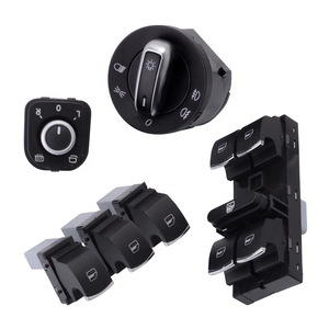 6PCS Interrupteur de rétroviseur de fenêtre et de phare pour V W Jetta 6 <span class=keywords><strong>Golf</strong></span> GTI <span class=keywords><strong>5</strong></span> 6 Tiguan Passat B6 CC 5ND959857 5ND941431B - Product Image 1