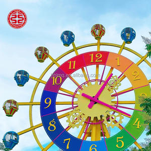 Grande roue de parc d'attractions à prix abordable, <span class=keywords><strong>40</strong></span> places, 12 <span class=keywords><strong>m</strong></span>, pour enfants, avec lanterne horloge, à vendre - Product Image 1