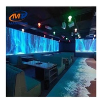 Solution de projection immersive pour restaurant/hôtel Système de projection pour mur/sol Salle à manger interactive Projection immersive