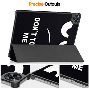 Tablet PC Tri-fold Flip PU cuero flor pintada personalidad Smart Cover para OPPO <span class=keywords><strong>Realme</strong></span> <span class=keywords><strong>Pad</strong></span> 2 11,5 pulgadas - Product Image 2