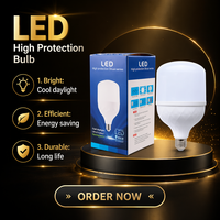 Ampoule LED E27 6500K Blanc 110 Lm/W Haute Luminosité Économie d'Énergie CRI 80 Durée de Vie 30000 Heures pour Usage Résidentiel AC85-265V