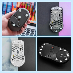 Ultra Smooth Silent Premium PTFE <b>Mouse</b> Dot Skates on Cloth & Glass <b>Pads</b> Speed & Control Curved Edges Uhmwpe <b>Mouse</b> Skates - Product Image 6