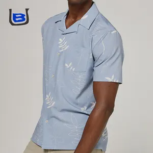 New Product Button up Short Sleeve Shirts Men Short Sleeve T-Shirt Men Shirt for Men Formal Casual Cotton Short Sleeve