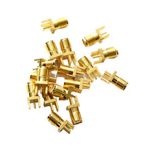 موصل BNC محوري عالي الدقة للتركيب على اللوحة، وحدات توصيل ترددات الراديو 75 أوم، مقبس للحام عبر الفتحة - Product Image 6