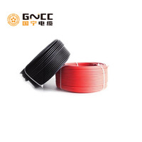 Câble électrique solaire Guoning PV1-F 4mm, fil DC torsadé en cuivre étamé, isolation XLPO pour panneaux solaires