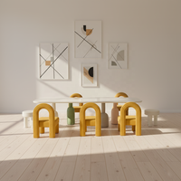Meubles Montessori pour enfants au design moderne, ensemble chaise et table d'activités pour tout-petits, écologiques, durables, pour l'école, la maison et le bureau