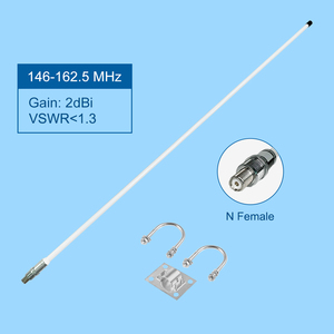 146-162.5MHz di động ăng-ten VHF RF Omni directionnel ngoài trời Marine đài phát thanh ăng-ten 2dBi linh hoạt mùa xuân ham ăng-ten di động - Product Image 1
