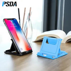 PSDA ayarlanabilir plastik cep telefon tutucu standı tabanı iPhone X 7 8 Huawei P20 P9 10 Samsung Xiaomi evrensel masa tutucu