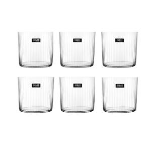 SET DI 6 BICCHIERI DA ACQUA GARY LINE IN VETRO TRASPARENTE 40CL - Product Image 1