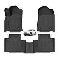 Accessoires d'intérieur Auto 3D tapis de sol de voiture TPE toutes saisons doublure de coffre pour Jeep Grand Cherokee 2016-2021