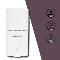 Bâton de déodorant anti-transpirant rechargeable avec emballage personnalisé Bâton de déodorant naturel pour femmes