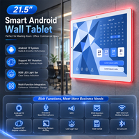 Nueva Tablet Comercial Android 14 de 21.5 Pulgadas RK3576 4GB/32GB WiFi 6 NFC PoE RJ45 Pantalla Táctil LED RGB