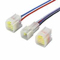 Conector a prueba de agua, Conector de mazo de cables macho y hembra automotriz de 4 orificios, 2/21, 2/2, 1/2, 2/2, 1/2, 1/2, 1/2