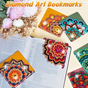 Kit de peinture diamant OCHOICE, kit de marque-pages en diamant, marque-pages en diamant papillon, marque-pages d'angle DIY pour enfants et <span class=keywords><strong>adultes</strong></span> - Product Image 5