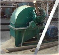 Broyeur de sciure de bois de petite taille avec moteur et composants de base d'engrenage