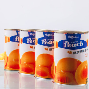 Producto alimenticio a EE. UU. 425g/820G melocotón amarillo enlatado - Product Image 1