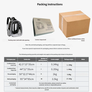 Moda küçük köpek kedi sırt çantası büyük kapasiteli nefes Oxford Pet uzay kapsül çanta dış kemer göğüs omuzlar hayvan - Product Image 4