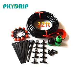 Pkydrip sistema de irrigação automático, ajustável, diy, 10m, jardim, para casa, jardim