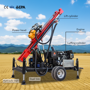 <span class=keywords><strong>Foreuse</strong></span> à roche multifonctionnelle pour le forage de <span class=keywords><strong>puits</strong></span> d'eau, adaptée à l'irrigation des terres agricoles, plateforme de forage de <span class=keywords><strong>puits</strong></span> d'eau à quatre roues motrices - Product Image 3