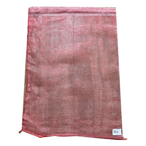 Bolsas de malla agrícola de polipropileno 100% virgen, bolsas de PP Leno con impresión offset, con cordón, antiestáticas, para vegetales - Product Image 1