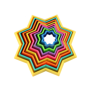 Neues 3D Magischer Sternschnuppen-Erziehungs-Spielzeug für Kinder, bunter magischer Sternschnuppen-Spielzeug aus Kunststoff in achteckiger Form - Product Image 6