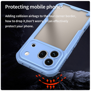 Funda Mate Esmerilada para Honor 600 <span class=keywords><strong>Pro</strong></span> Honor 600, Protección Contra Caídas de Grado Militar, Sensación de Piel, Carcasa Trasera Rígida Translúcida - Product Image 2