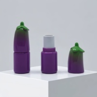 Leeg Yuecai Corn Lip Balm Tube, schattig fruitvormig kinder sleutelhanger met kogelketting, cosmetische verpakking fabriek