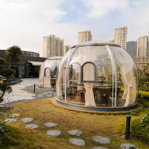 Tenda a Cupola in PC per Esterni con Bagno, Tenda Geodetica di Lusso per Glamping ed Eventi - Product Image 6