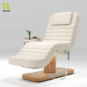 Lujo moderno oro blanco salón muebles 4 Motor eléctrico belleza Facial masaje cama Mesa silla Facial Spa cama de pestañas - Product Image 5