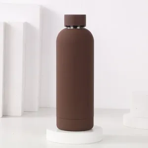 Gourdes de sport en acier inoxydable avec logo personnalisé, bouteilles d'eau isothermes pour voyage et extérieur, tasses thermos à double paroi sous vide - Product Image 2